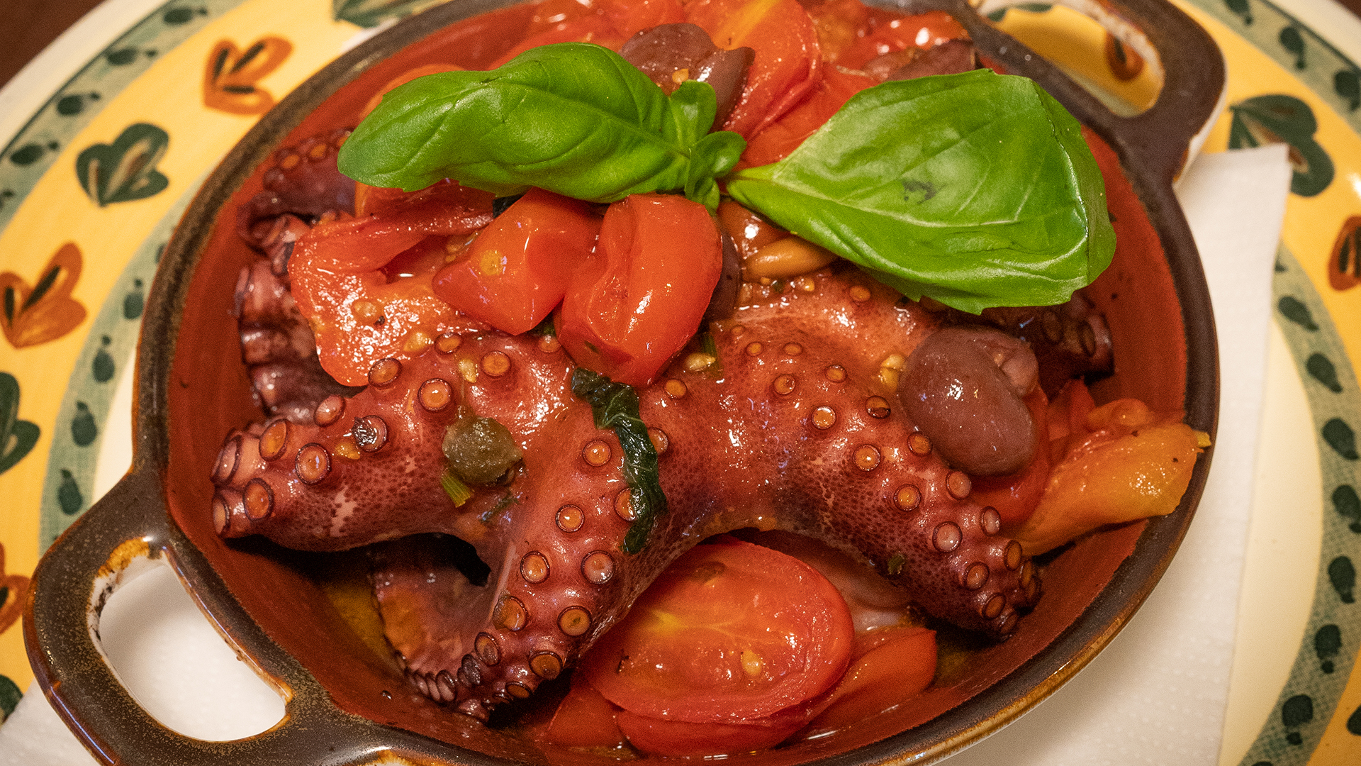 polpo verace alla luciana