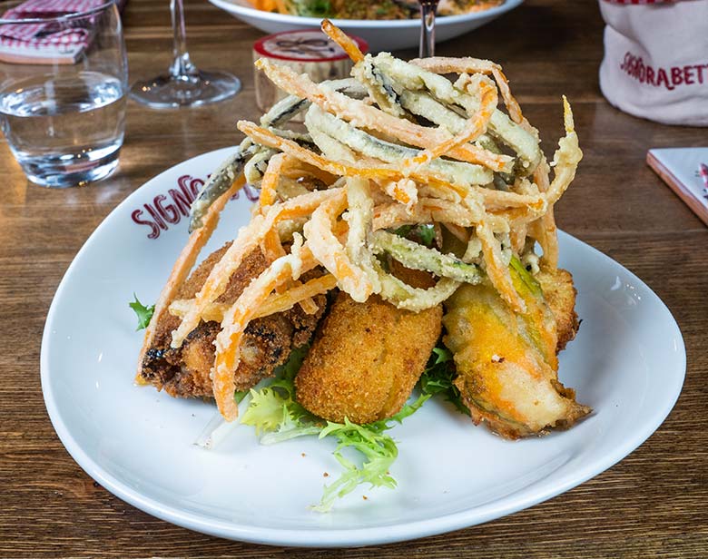 a tiella misto fritto signora bettola